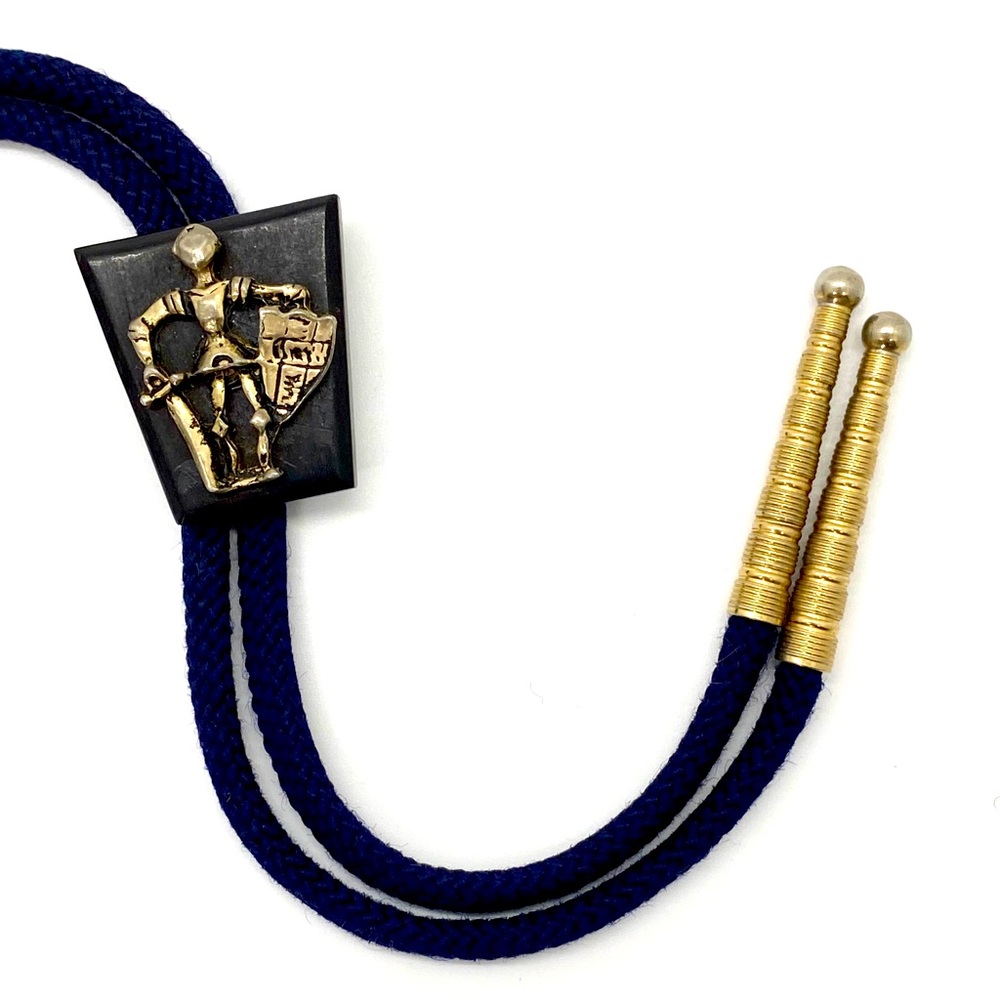 VTG Medieval Knight in Shining Armor Bolo Tie - Picture 3 of 8